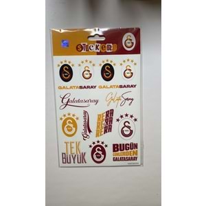 PİOLENT | GALATASARAY 5 YILDIZ STİCKER SET - GSST26006