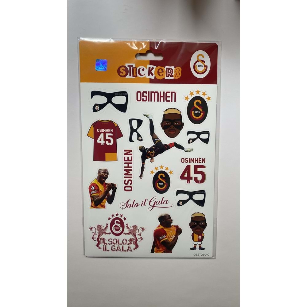 PİOLENT | GALATASARAY VİCTOR OSİMHEN STİCKER SET - GSST26010