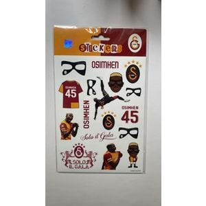 PİOLENT | GALATASARAY VİCTOR OSİMHEN STİCKER SET - GSST26010