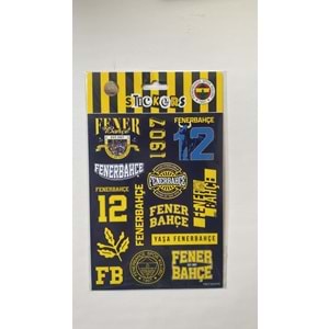 PİOLENT | FENERBAHÇE LACİVERT STİCKER SET - FBST26009