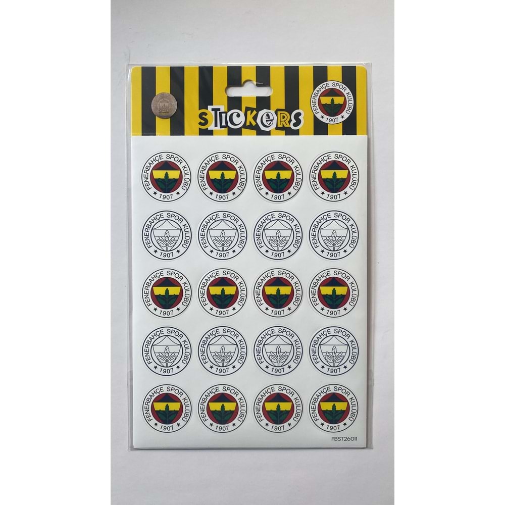 PİOLENT | FENERBAHÇE ARMA STİCKER SET - FBST26011