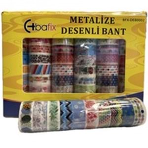 BAFİX | KARIŞIK DESENLİ BANT 10LU BFX-DEB0002