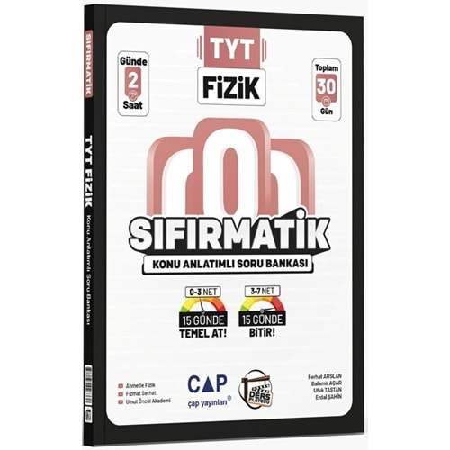 DERSPLATOSU | TYT FİZİK SIFIRMATİK KONU ANLATIMLI SORU BANKASI - 2027