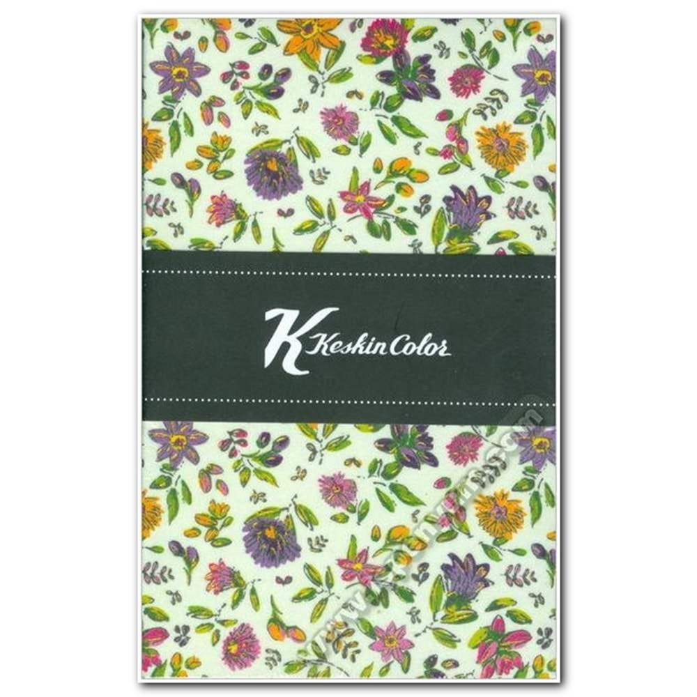 KESKİNCOLOR | FLORAL SOFT 9*14 96 YP. ÇİZGİLİ BLOKNOT