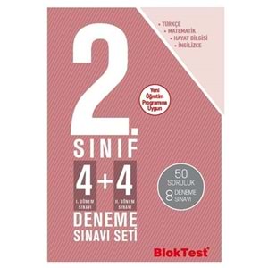 TUDEM | 2. SINIF BLOKTEST DENEME SINAVI SETİ (4+4) - 2021