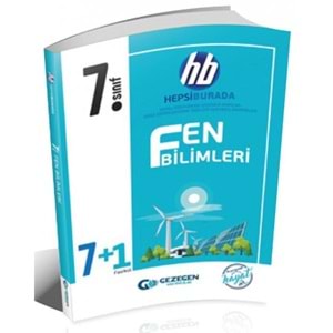 GEZEGEN | 7.SINIF FEN BİLİMLERİ HB - HEPSİ BURADA (7+1 FASİKÜL) - 2022