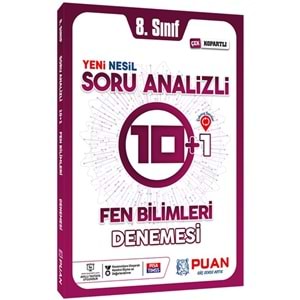 PUAN | 8.SINIF FEN BİLİMLERİ 10+1 DENEME - 2023