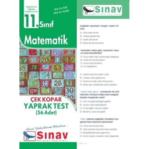 SINAV | 11. SINIF MATEMATİK Y.T. (48 Test) - 2020