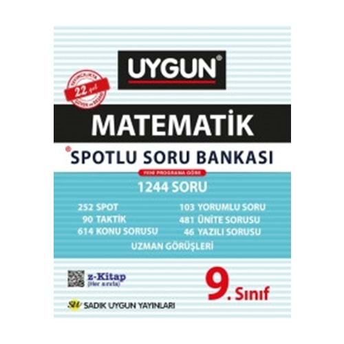 SADIKUYGUN | 9. SINIF SPOTLU MATEMATİK S.B. - 2021