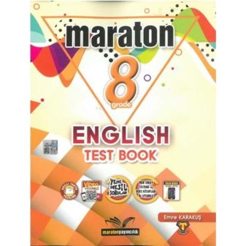 MARATON | 8. SINIF ENGLİSH TEST BOOK - 2022
